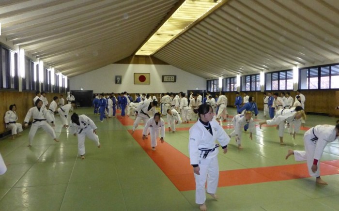 Trening på Tokaiuniversitetet. Foto: NTG