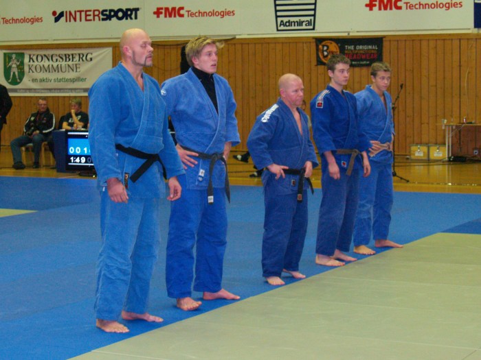 Senior, f.v.: Egil Kvåle, Henrik Reitan, Lars Erik Bjørås, Jørgen Ruiz Garcia og Linus Angel Vinje.