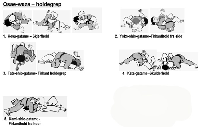 Holdetakene til gult belte.