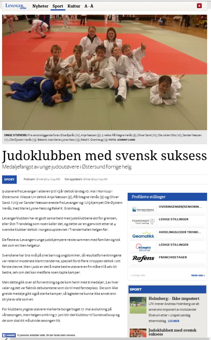 Levanger-Avisa 19.5.2014