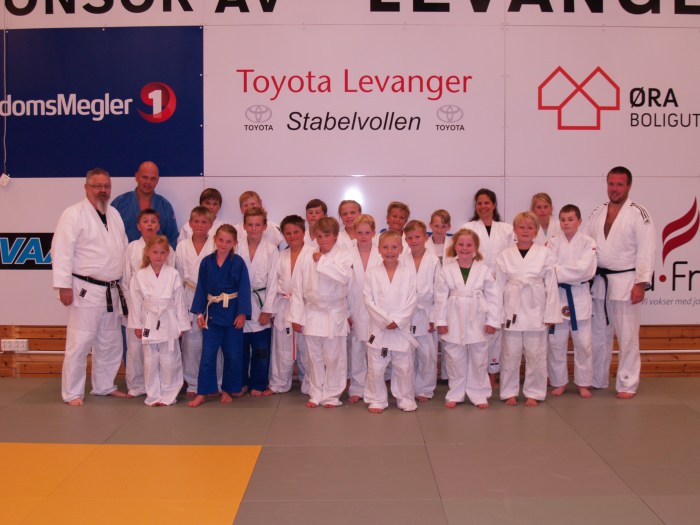 Deltakerne på årets Sommerskole. Trenere er Alf Birger Rostad, Tore Brenne, Evelyn Gulstad Otlo, Tobias Okkenhaug Norum og Eirik Lein Strand.