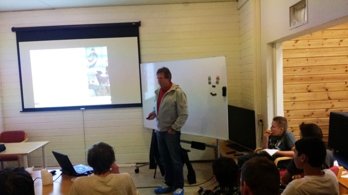 Oddbjørn Floan holdt foredrag om antidoping.