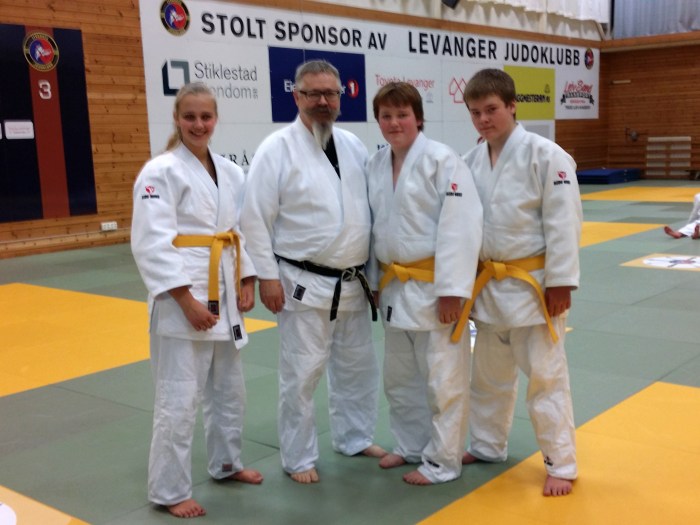 F.v.: Julie Sundby, Alf Birger Rostad, Guttorm Bjørnebo og Martin Rønning Aune.