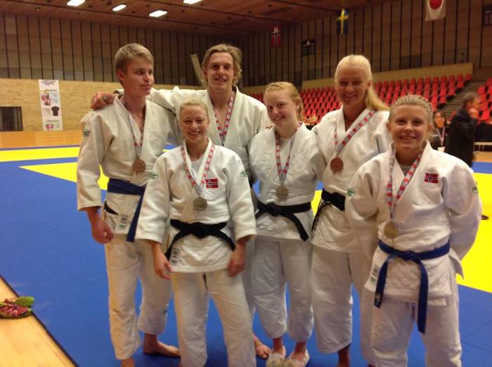 Medaljevinnere lørdag. Foto: NJF