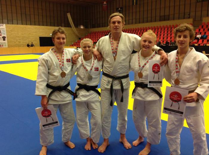 Medaljevinnere søndag. Foto: NJF