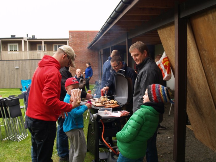 Grilling sammen med gode judovenner.
