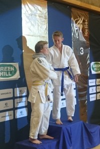 Gode judovenner - Jonas Levi Leonhardsen (sølv) og Brage Brataas (gull) i U15G-66