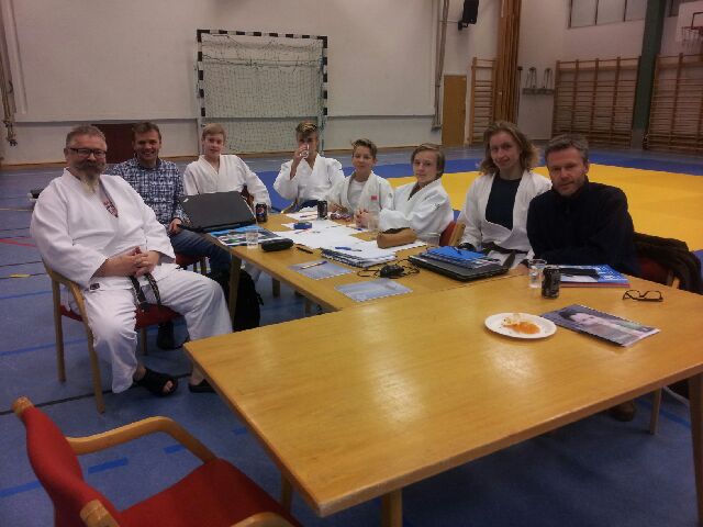 7 deltakere på dommerkurset.