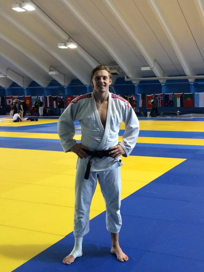 Henrik Reitan på treningsleir i Østerrike. Nå står stevne i Reykjavik for tur.